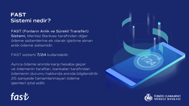 T.C. Merkez Bankası, FAST ödeme sisteminin işlem üst limitini yükseltti