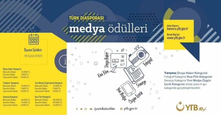 YTB’nin düzenlediği Türk Diasporası Medya ödüllerinin sahipleri belli oldu