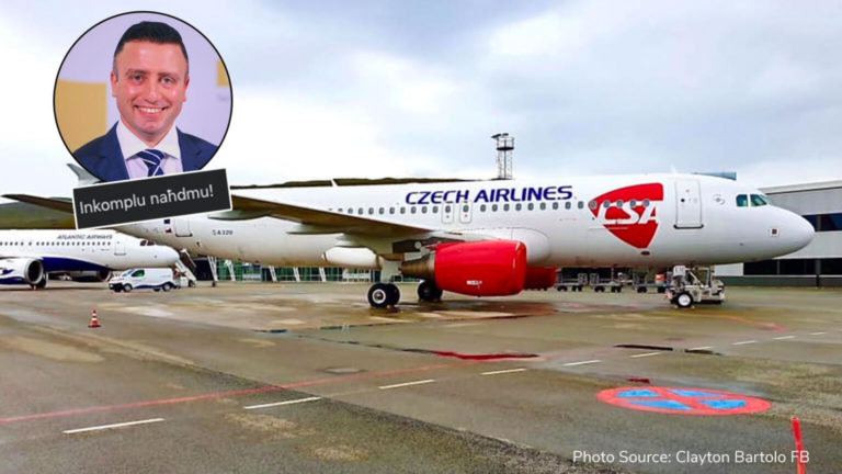 Clayton Bartolo, Czech Airlines’ın Malta’ya ve Malta’dan uçacağını duyurdu