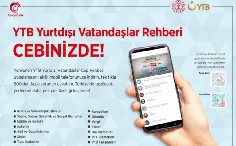 YTB’den yurtdışında yaşayan Türkler için her derde deva mobil uygulama
