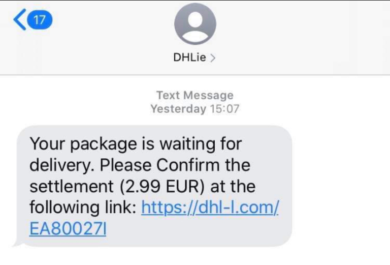 Sahte DHL mesajıyla dolandırılmaya ramak kala