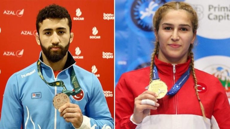 Milli güreşçi Burhan Akbudak finale çıktı