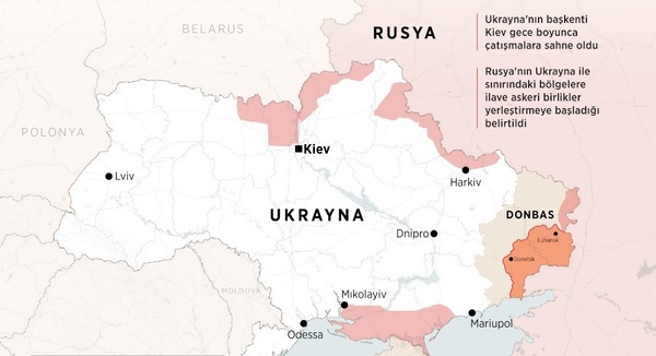 Rusya Ukrayna’nın ikinci büyük kenti Harkiv’e girdi