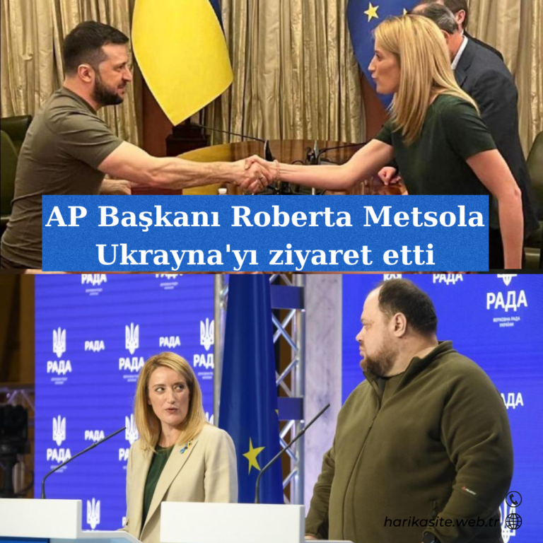 AP Başkanı Metsola Kiev’de Zelenskiy ile görüştü