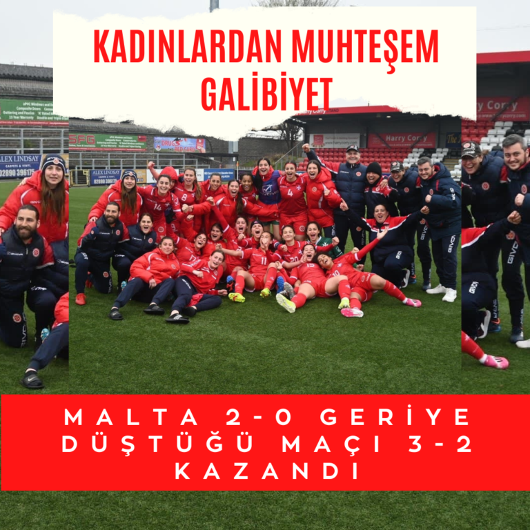 Malta kadın futbol takımından muhteşem geri dönüş