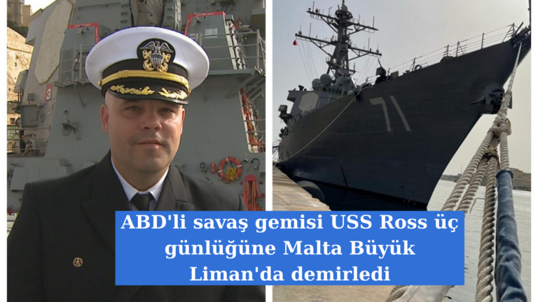 ABD’li savaş gemisi USS Ross üç günlüğüne Büyük Liman’da