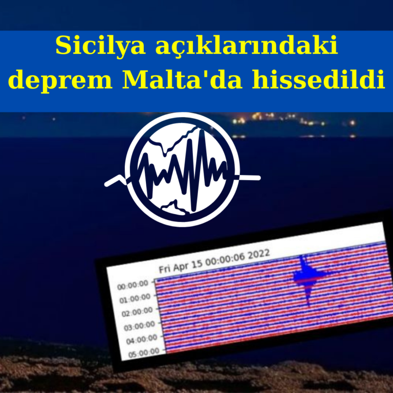 Sicilya açıklarındaki deprem Malta’da hissedildi