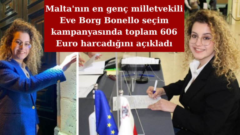 Seçim kampanyası için toplam 606 Euro harcadı