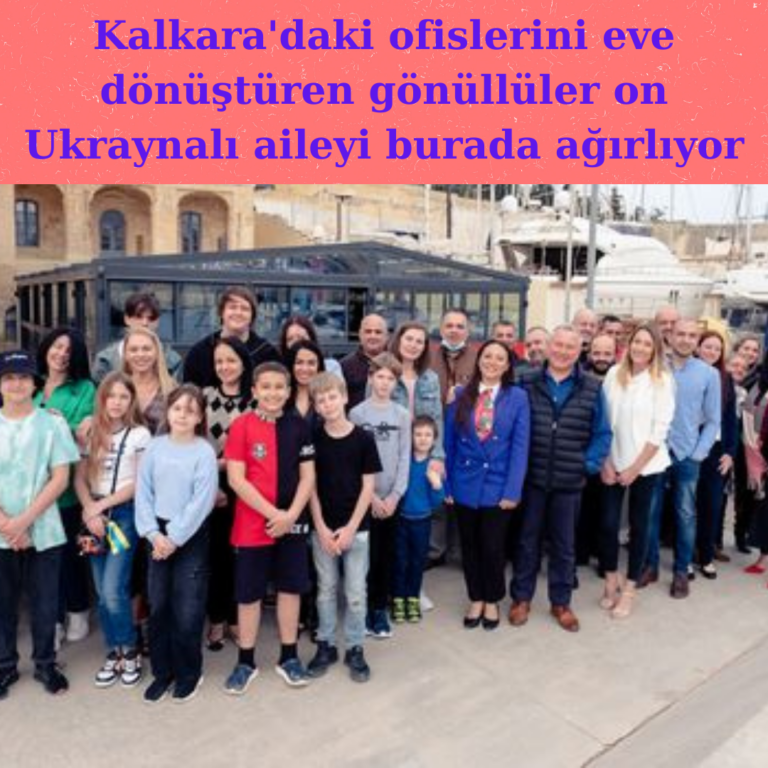 Ukraynalı aileler için ofislerini eve dönüştürdüler