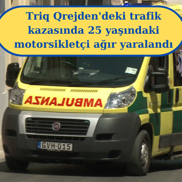 Trafik kazasında motorsikletçi ağır yaralandı