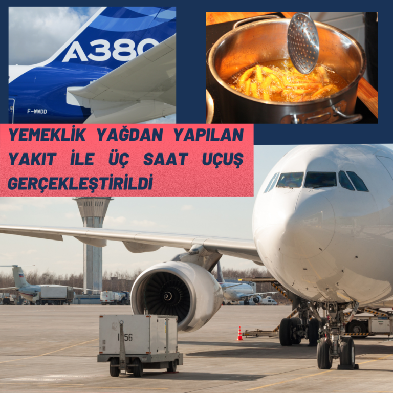 Airbus, yemeklik yağdan yapılan yakıtla üç saat uçtu