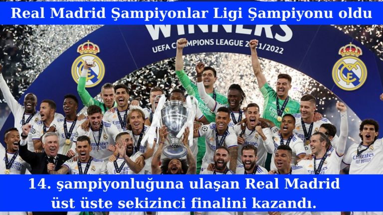 Şampiyonlar şampiyonu Real Madrid oldu