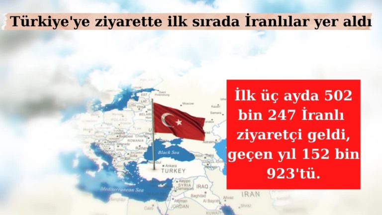 Türkiye’ye yılın ilk üç ayında en çok İranlı ziyaretçi geldi