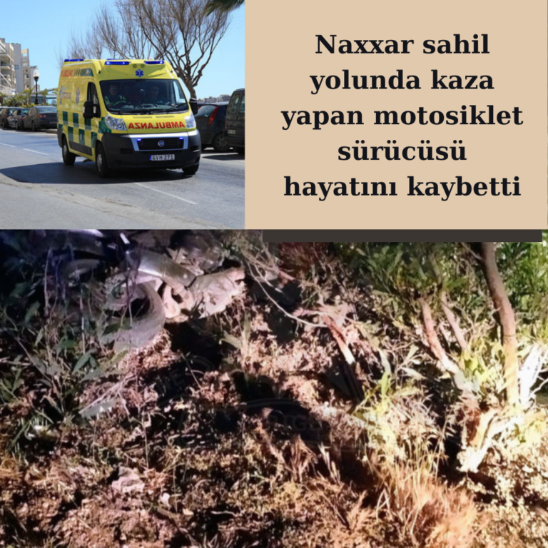 Naxxar sahil yolundaki kazada motosikletli yaşamını yitirdi