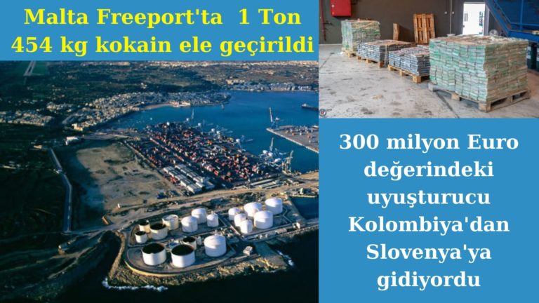 Freeport’ta 1 ton 454 kg kokain ele geçirildi