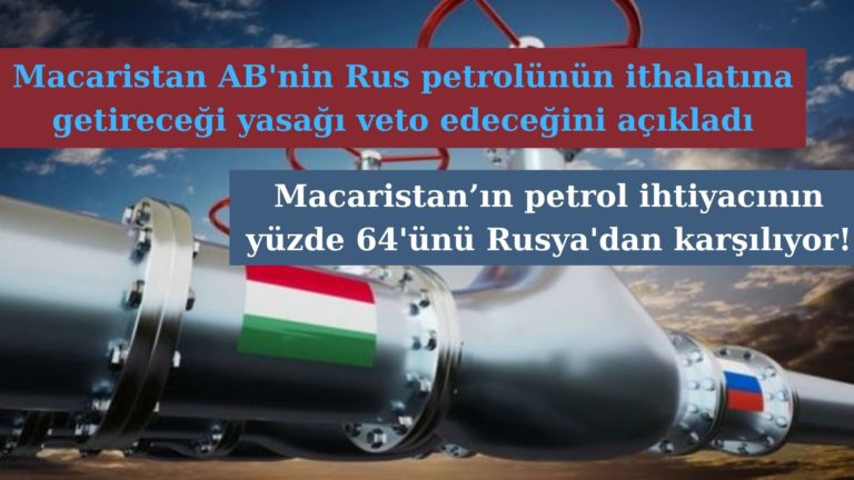 Macaristan Rus petrolüne yasak teklifini veto edecek