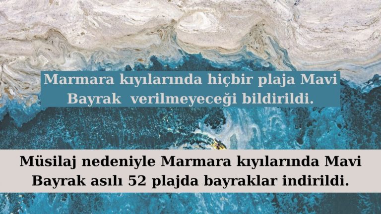 Marmara’da Mavi Bayrak verilen plaj kalmadı!