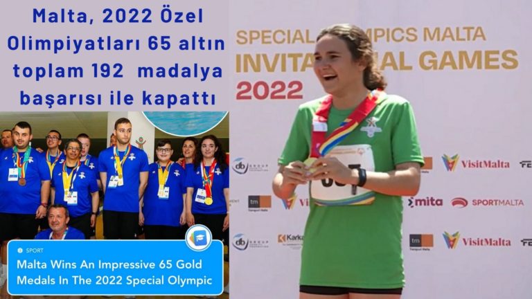 Malta Özel Olimpiyatları 65 altın madalya ile bitirdi