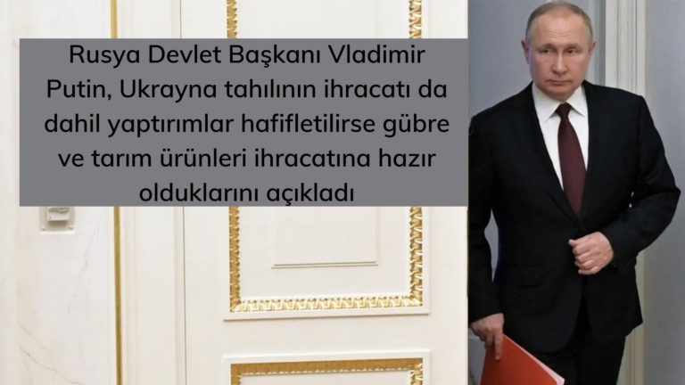 Rusya tahıl ihracı için yaptırımların kalkmasını istedi