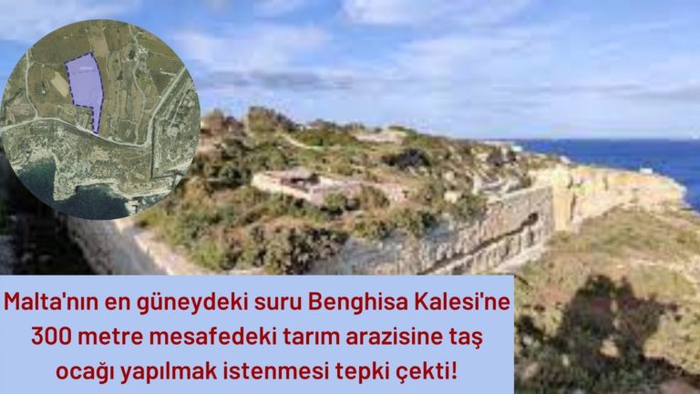 Tarihi Benghisa Kalesi yakınına taş ocağı yapılmak isteniyor