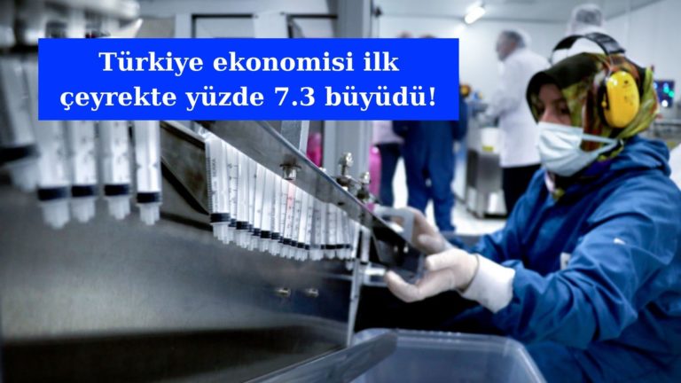 Türkiye ekonomisi ilk çeyrekte yüzde 7.3 büyüdü