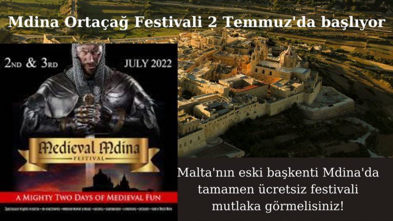 Mdina Ortaçağ Festivali 2 Temmuz’da başlıyor