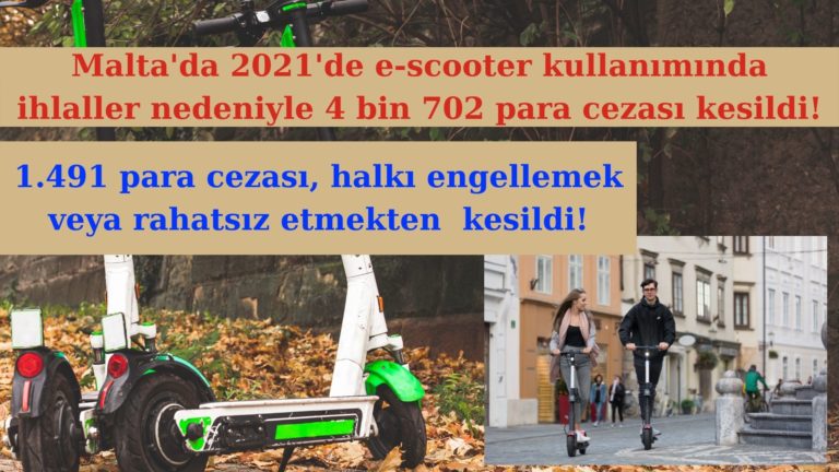 Her dört e-scooter ihlalinden birisi Sliema’da kaydedildi