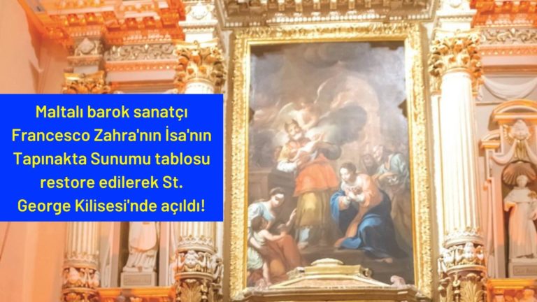 Zahra’nın “İsa’nın Tapınakta Sunumu” tablosu restore edildi