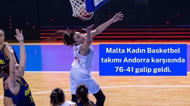 Malta Kadın Basketbol  takımı ikinci maçını da kazandı!