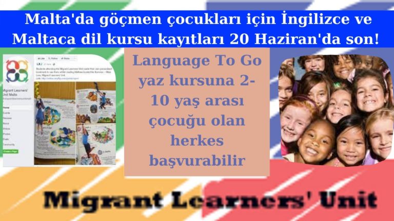 Göçmen çocuklar için dil kursu kayıtları 20 Haziran’da son