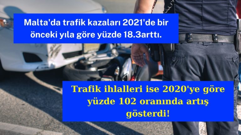 Trafik kazaları geçen yıl yüzde 18.3 arttı