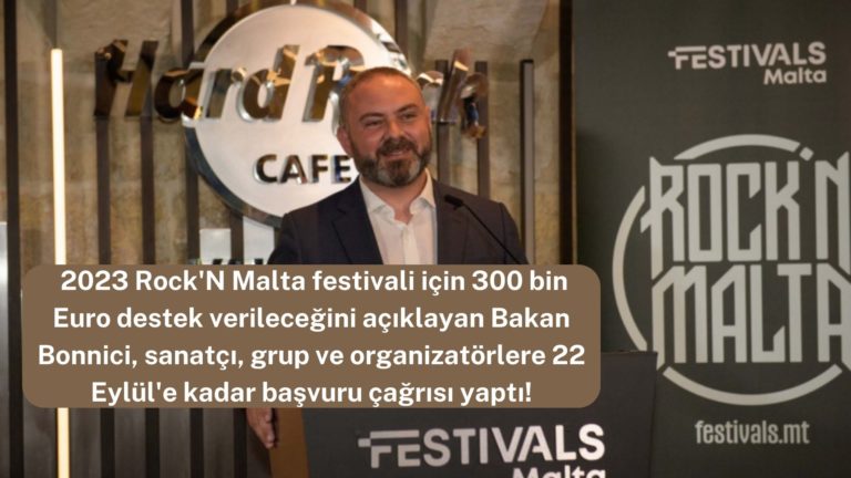 Rock’n Malta festivali için 300 bin Euro destek fonu ayrıldı!