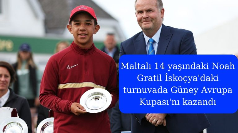 14 yaşındaki Maltalı golfçü Güney Avrupa Kupasını kazandı