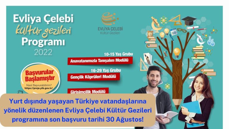Evliya Çelebi Kültür Gezileri’ne son başvuru 30 Ağustos!