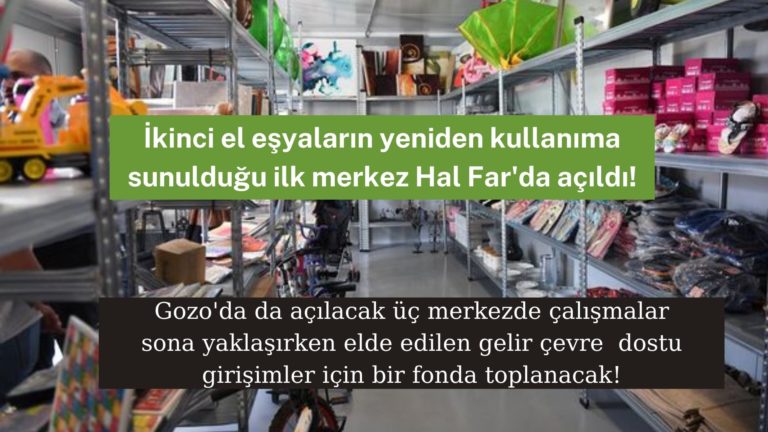 İkinci el eşyaların kullanıma sunulduğu ilk merkez açıldı