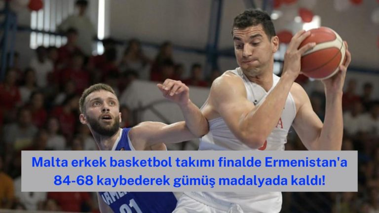 Malta erkek basketbol takımı gümüş madalyada kaldı!