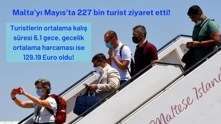 Mayıs ayı turist sayısı pandemi öncesi seviyelere yaklaştı