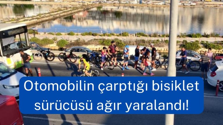 Otomobilin çarptığı bisikletli ağır yaralandı! 