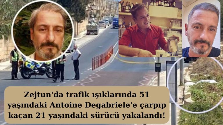 Zejtun’da ışıklarda adama çarpıp kaçan sürücü yakalandı!