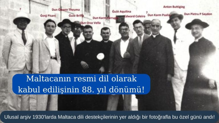 Maltacanın resmi dil ilan edilişinin 88. yıl dönümü