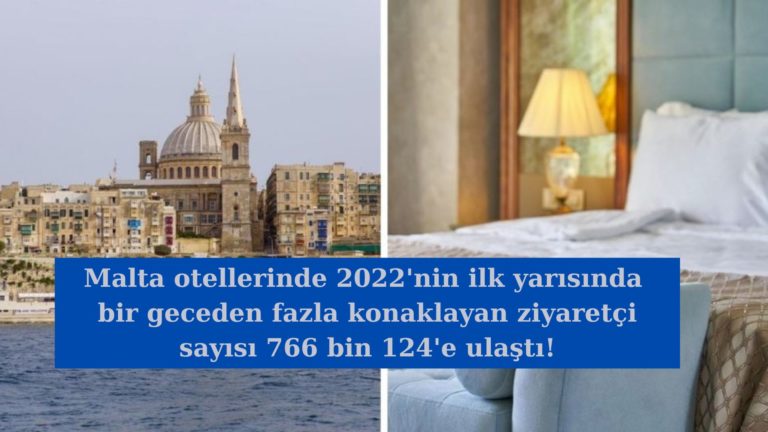 Malta otelleri ilk altı ayda 766 bin 124 ziyaretçi ağırladı