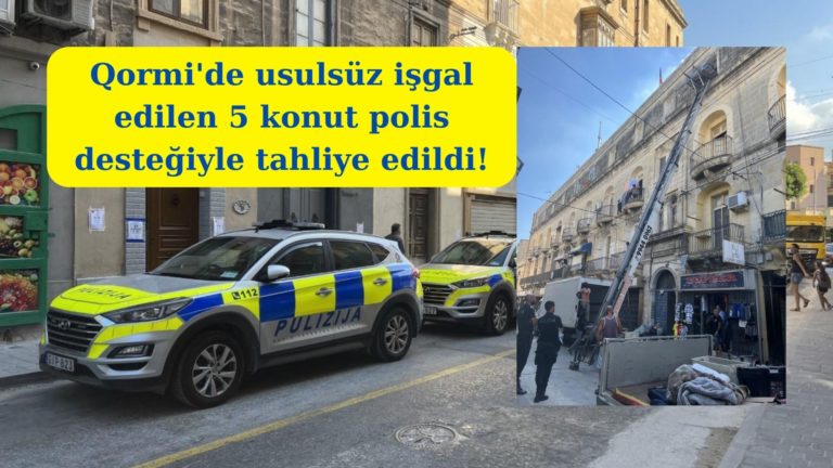 İşgal edilen 5 konut polis desteğiyle tahliye edildi