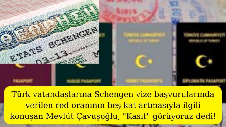 Çavuşoğlu vize sorununa değindi: “Kasıt görüyoruz”