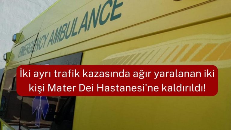 İki ayrı kazada iki kişi ağır yaralandı!