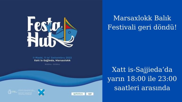 Marsaxlokk’da yarın Balık Festivali günü!