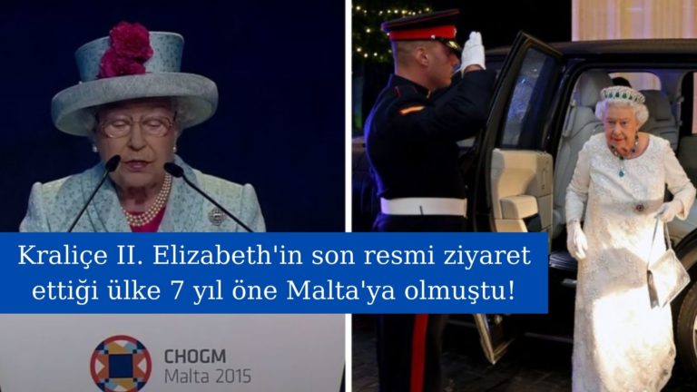Kraliçe II. Elizabeth’in son resmi ziyareti Malta olmuştu!
