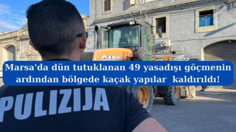 Marsa’da yasadışı yapılar kaldırıldı!