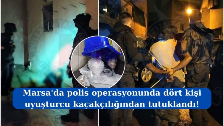 Marsa’da uyuşturucu baskınında dört kişi tutuklandı!