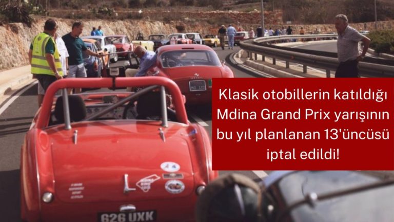 Klasik otomobil yarışı 13. Mdina Grand Prix iptal edildi!