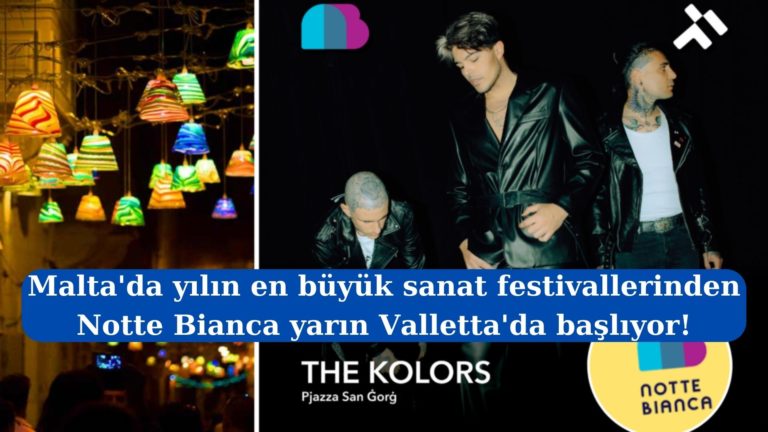 Sanat festivali Notte Bianca yarın Valletta’yı aydınlatacak!